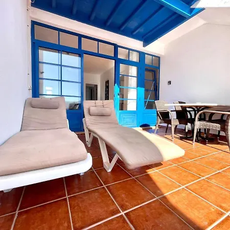 Apartamento Adosado Con Wifi, Terraza, Piscina Y Bonita Vista En Puerto Calero